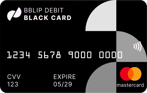 Bblip Black Card